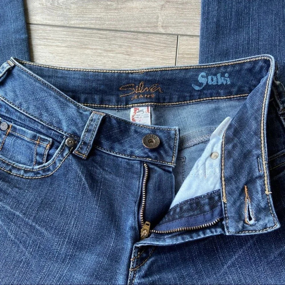 Silver Slim Bootcut Sukiyaki Jeans - Picture 12 of 15